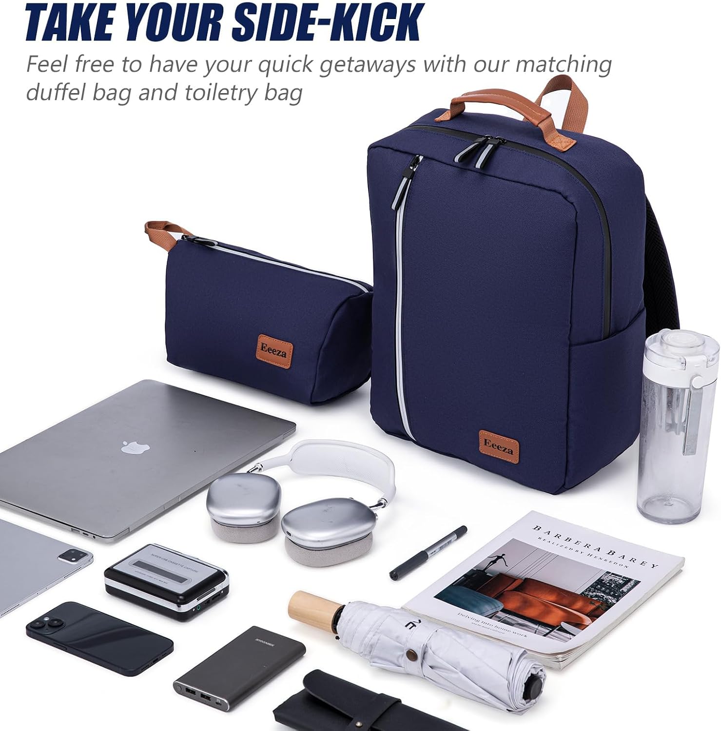 Carry On Luggage Set Suitcase 3 Piece,Purple (20"/BP/TB) - Image 6